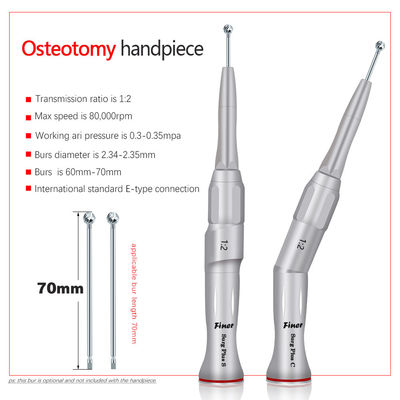 Bedah Gigi Miring Handpiece 20 Derajat Tulang Mengumpulkan Sinus Lifting THT Lumbal Bedah Osteotomi Handpiece