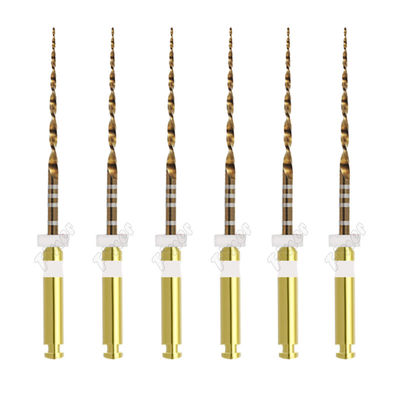 Dental Rotary File Hanya Satu Emas Rotary Wave File Untuk Pengobatan Saluran Akar