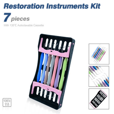 Anti Slip Silicone Handle Dental Resin Pengisian Restorasi Estetika Kit