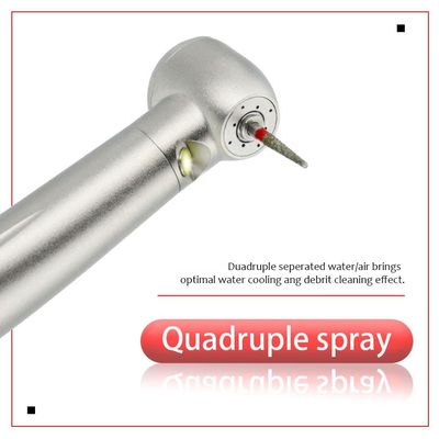 LED High Speed ​​Hand Piece Quadruple Spray Air Turbine
