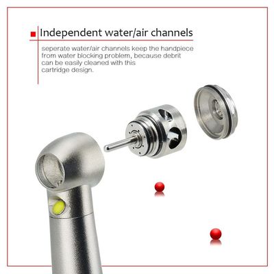 LED High Speed ​​Hand Piece Quadruple Spray Air Turbine