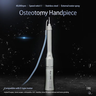 Bedah Gigi Miring Lurus Handpiece 20 Derajat Osteotomi Hand Piece 1:1 Drive Langsung Untuk Bur Bedah