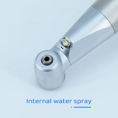 Contra Angle Metal Dental Handpiece Kecepatan Lambat Koneksi Tipe E Warna Biru