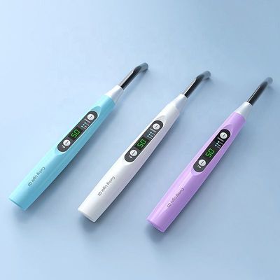 Portable DC 5V 1A Dental Curing Light Multicolor Panjang Gelombang 385-515nm