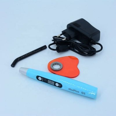 Portable DC 5V 1A Dental Curing Light Multicolor Panjang Gelombang 385-515nm