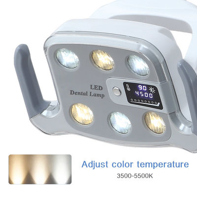 Lampu Kursi Gigi 9W 3500-5500K Ukuran Spot 80 * 160mm Untuk Jarak 700mm