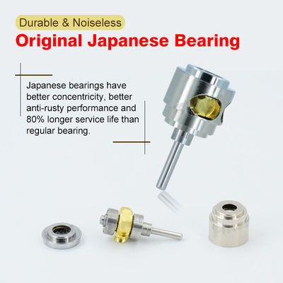 Handpiece Gigi Stainless Steel Berkecepatan Tinggi Dengan Anti Kebisingan Belakang Kurang Dari 60db