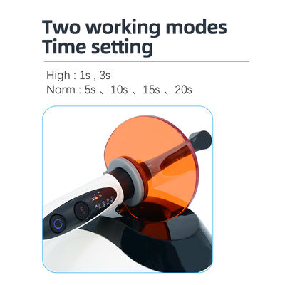 Cahaya Curing Oral Ringkas Intensitas Tinggi dengan 2 Mode Kerja Tinggi dan Normal