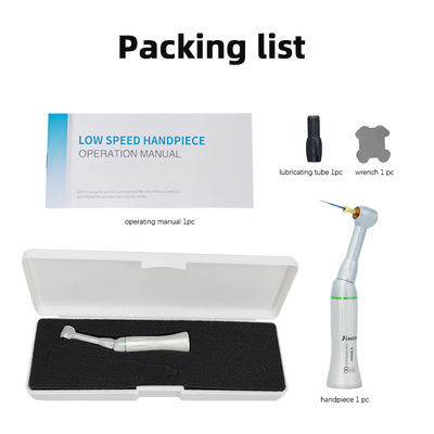 Perangkat Handpiece Gigi 10/1 Dengan Semprotan Eksternal Manual Pengoperasian