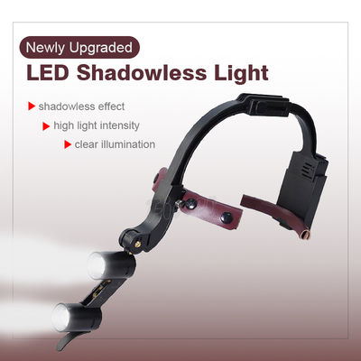 Headband Adjustable Dental Led Headlight Teropong Loupes 2.5x 3.5x