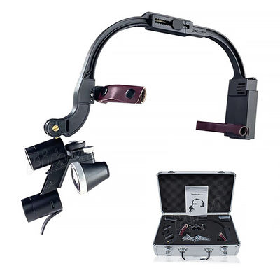 Headband Adjustable Dental Led Headlight Teropong Loupes 2.5x 3.5x