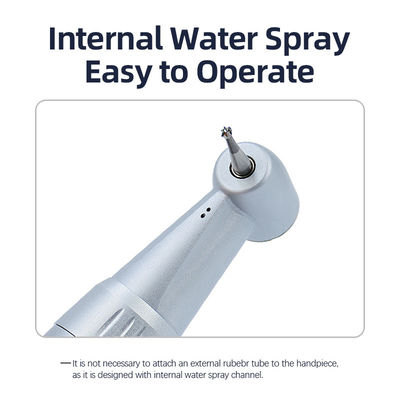 Turbin udara Kecepatan rendah Contra Angle Handpiece Gigi Dengan Semprotan Air Internal