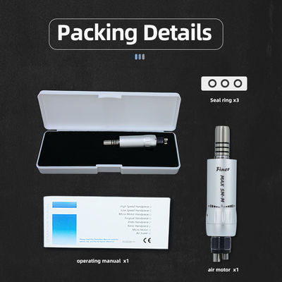 Turbin Udara 2/4 Lubang Air Motor Dental Handpiece Unit Dengan Semprot Internal