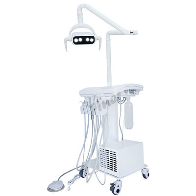 Dental Tray Lampu LED Mengoperasikan Portable Dental Unit Dengan Kompresor Udara