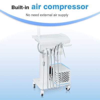 Dental Tray Lampu LED Mengoperasikan Portable Dental Unit Dengan Kompresor Udara