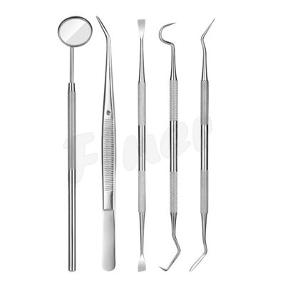 6pcs Alat Gigi Ortodontik Gigi Pembersihan Perawatan Mulut Alat Gigi Kit