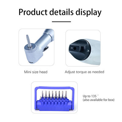 Silver High Precision Dental Implant torsi kunci dengan 16pcs sekrup