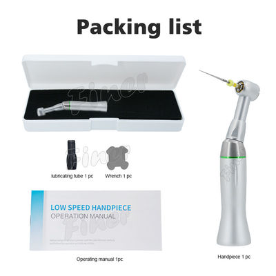 Unit Handpiece Gigi Turbin 10/1 Reciprocating Contra Angle 30 Derajat Handpiece Reduksi Rotasi