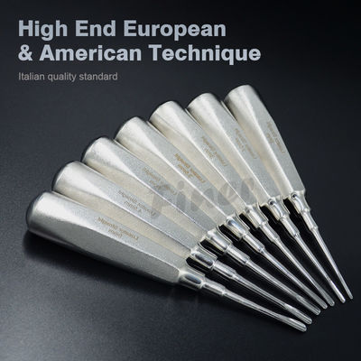 Instrumen bedah gigi baja tahan karat 7 Picece Molar Extraction Dental Root Elevator