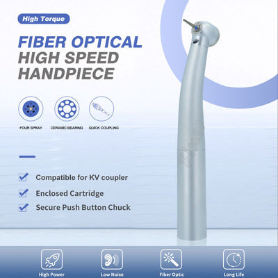 Sumber Daya Turbin Udara Fiber Optical Dental Handpiece dengan Kopling Cepat