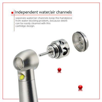 2 Lubang Turbin Udara Dental Handpiece Generator Led High Speed Handpiece