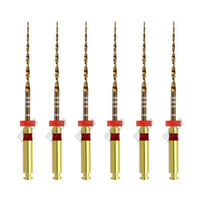 Dental Rotary File Hanya Satu Emas Rotary Wave File Untuk Pengobatan Saluran Akar