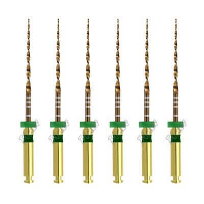 Dental Rotary File Hanya Satu Emas Rotary Wave File Untuk Pengobatan Saluran Akar