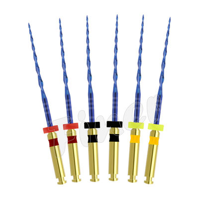Panas Aktif Dental Rotary File Dental Endodontic Nikel Titanium Blue File