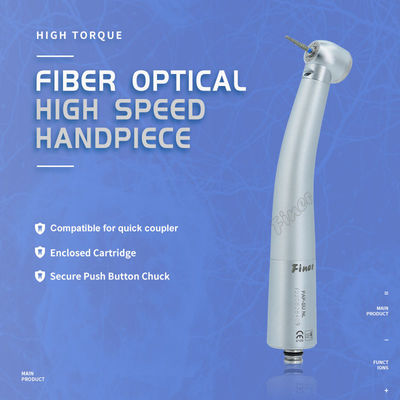 Fiber Optic Dental Handpiece Kecepatan Tinggi Cocok Untuk Fiber Optic Coupling
