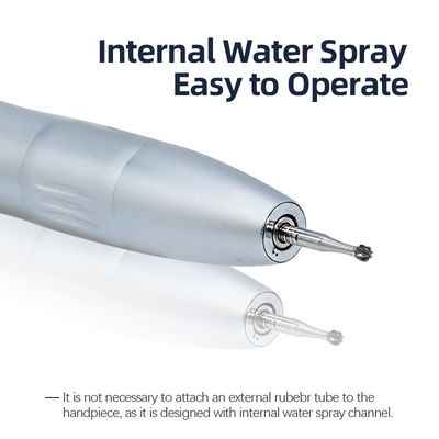 Dental Kecepatan Rendah Handpiece lurus Penyemprotan air internal Kecepatan rendah 1:1 Handpiece lurus