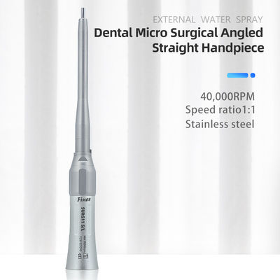 Implantasi lurus Handpiece Gigi Bedah Baja tahan karat 2.35mm Bur Diameter
