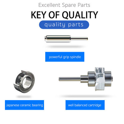 High Speed Handpiece Generator Turbin Udara Handpiece Lima Lampu LED Midwest
