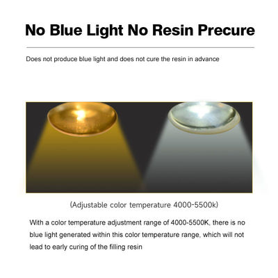 Suhu yang dapat disesuaikan Lampu Kursi Gigi Dengan Sensor Switch Lampu Bedah LED