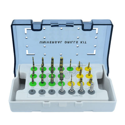 Long &amp; Short Drills Kit Osseodentification Drills Kit Untuk Implantasi Gigi