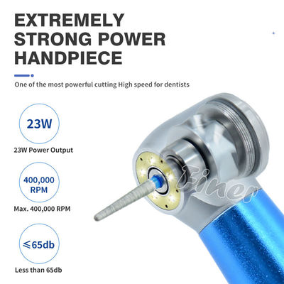 Handpiece Turbin Udara Berwarna Lima Led Light Handpiece Gigi Berkecepatan Tinggi