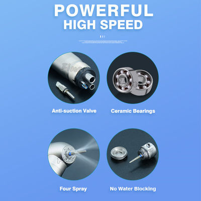 Handpiece Gigi Tekan Tombol Gigi Kecepatan Tinggi Handpiece Non-Fiber Optical Handpiece Gigi