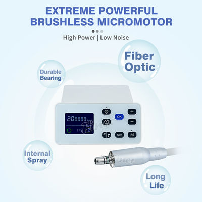 Dental Electric Motor Led Brushless Dental Electric Micro Motor Dengan Semprotan Internal